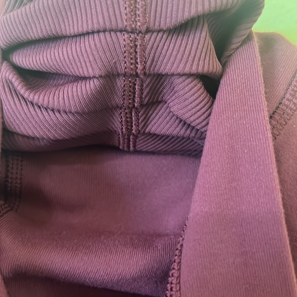 Women's Lululemon Studio Jacket Burgundy Hoodie - Picture 7 of 10